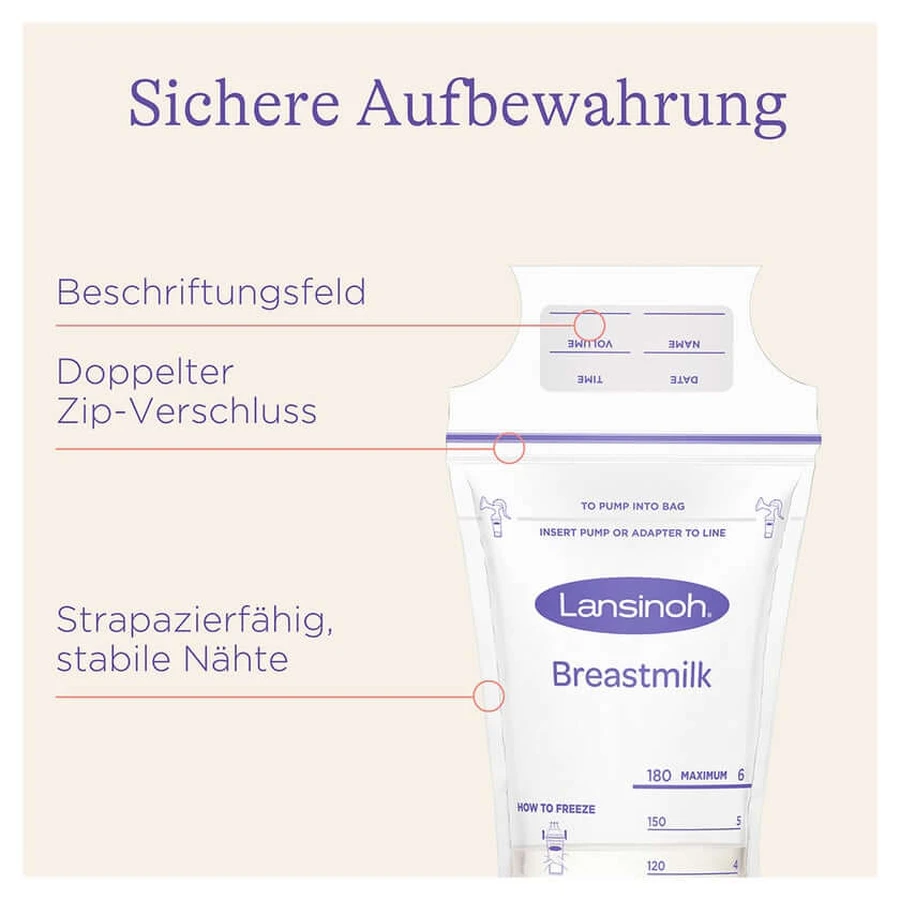 Lansinoh Muttermilchbeutel 25 St