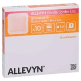Allevyn Gentle Border Lite 15x15 cm Scha 10 st.