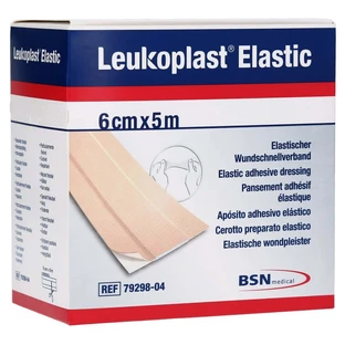 Leukoplast Plasturi elastice 6 cmx5 m Rol 1 buc