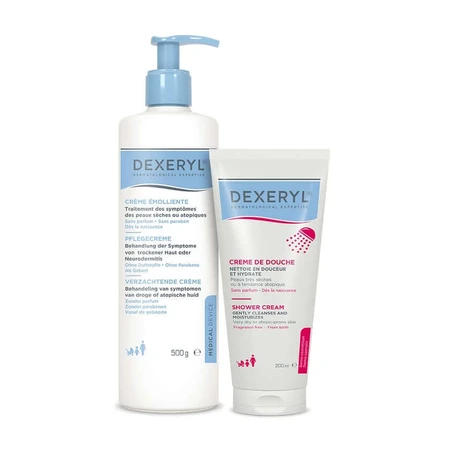 DEXERYL Verzorgingscrème + Douchecrème 1 Set