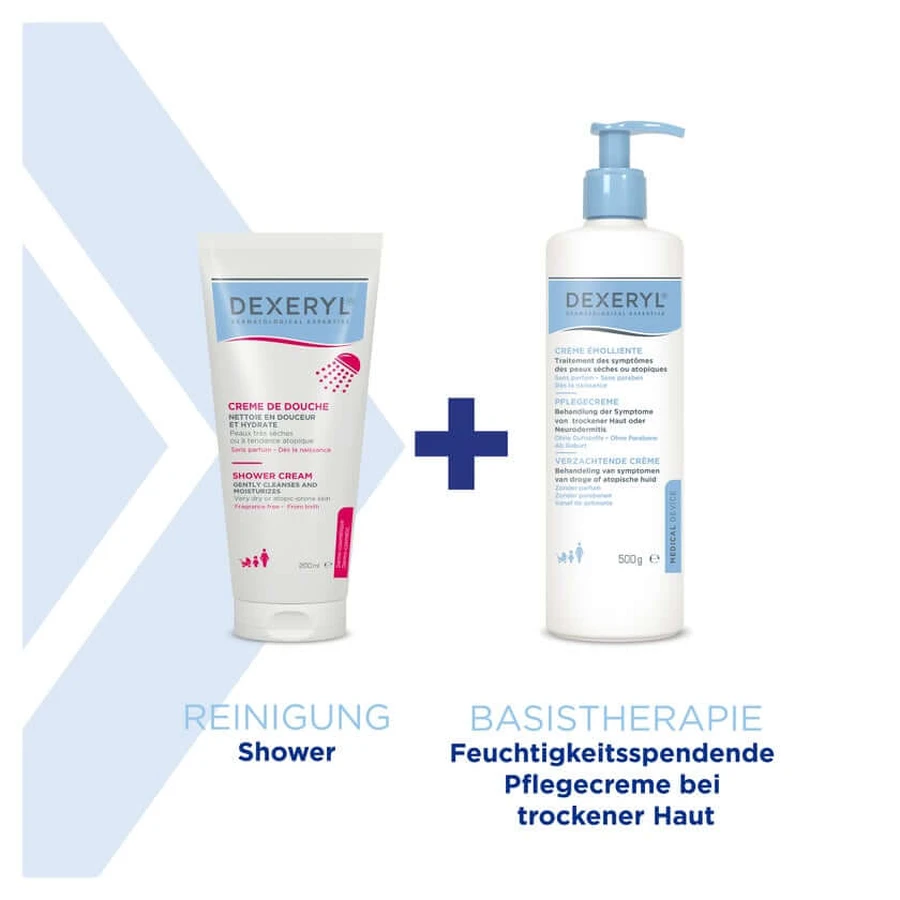 DEXERYL Verzorgingscrème + Douchecrème 1 Set