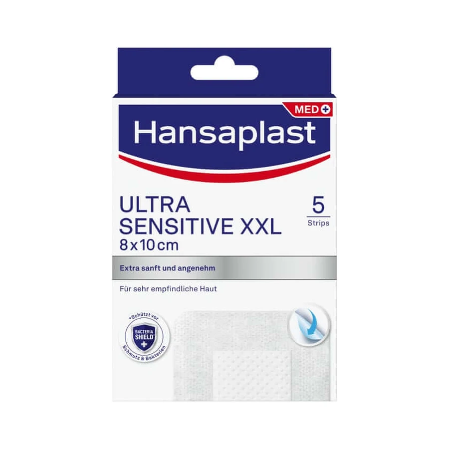Hansaplast Pansament pentru plăgi ultrasensibile 8 5 buc