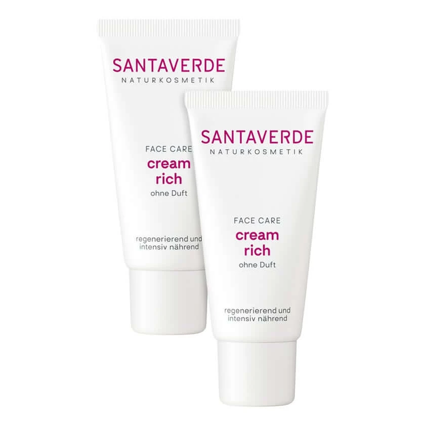 SANTAVERDE Aloevera Cr.rich dubbele verpakking 2X30 ml
