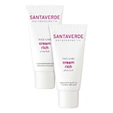SANTAVERDE Aloevera Cr.rich dubbele verpakking 2X30 ml