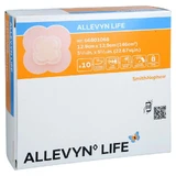 Allevyn Life 12,9x12,9 cm siliconenschuim 10 stuks.