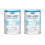 Resource Instant Protein Nutritional Supplement, Unflavored, 2x400 g, Nestlé