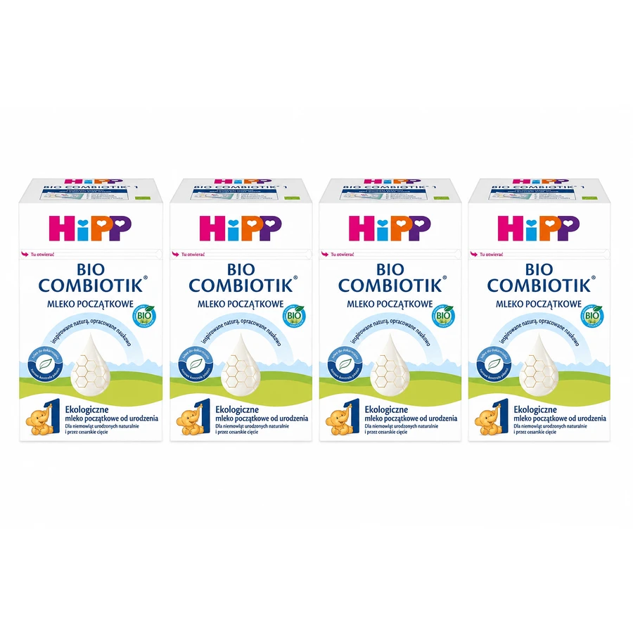 HiPP 1 Bio Combiotik, organic infant formula, from birth, 4x550 g