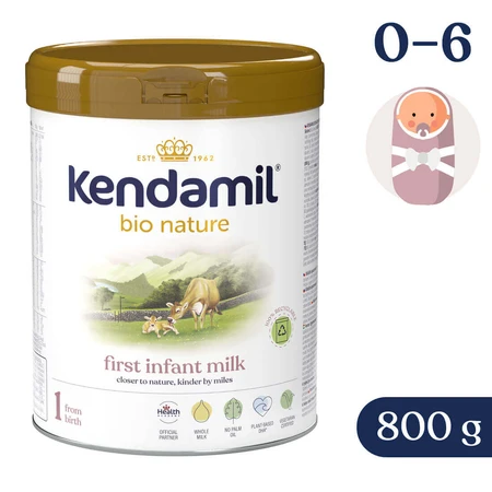 Kendamil Bio Nature 1 Säuglingsnahrung ab Geburt, 2 × 800 g, Kendal