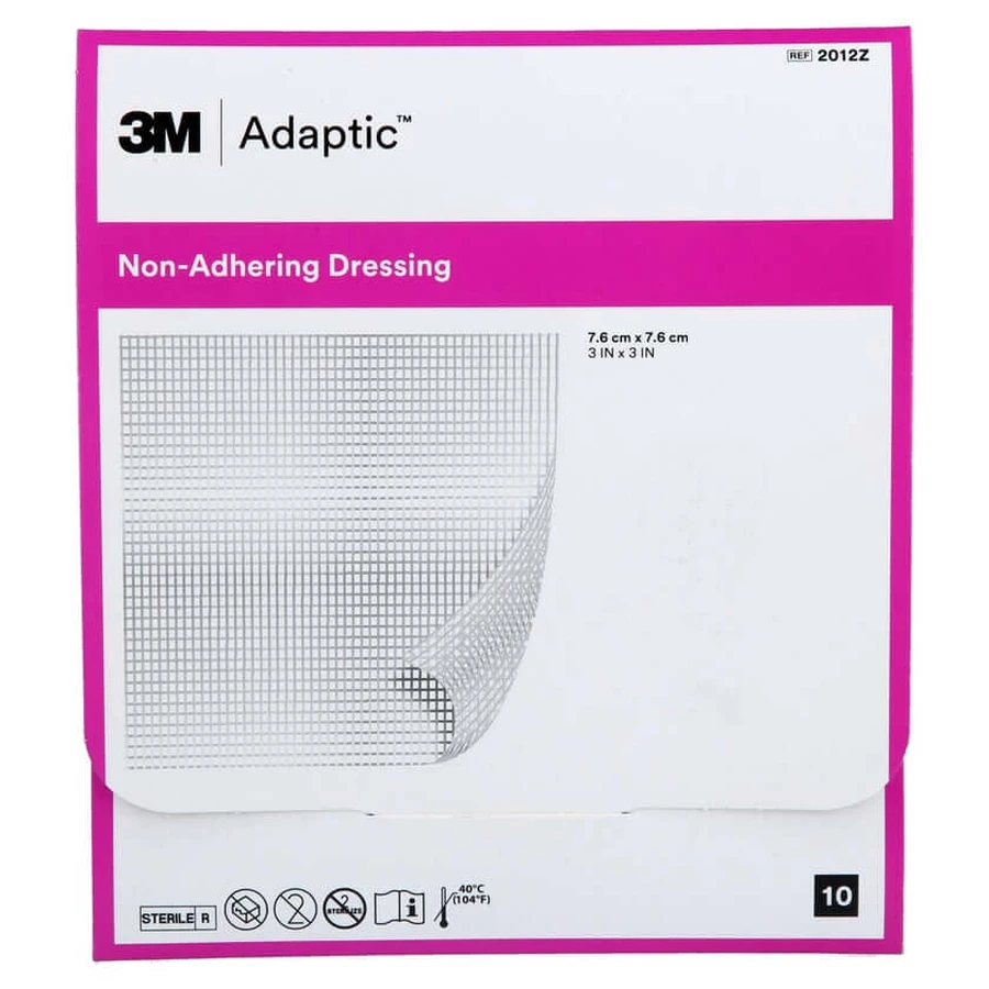 Adaptic 7,6x7,6 cm medicazione umida per ferite 2 10 pz.