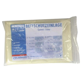 Protector de cama caucho 90x120 cm crema 1 ud.