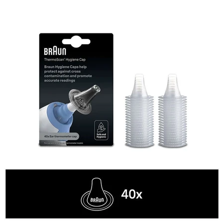 Tapas protectoras desechables Braun para ThermoScan 40 uds.