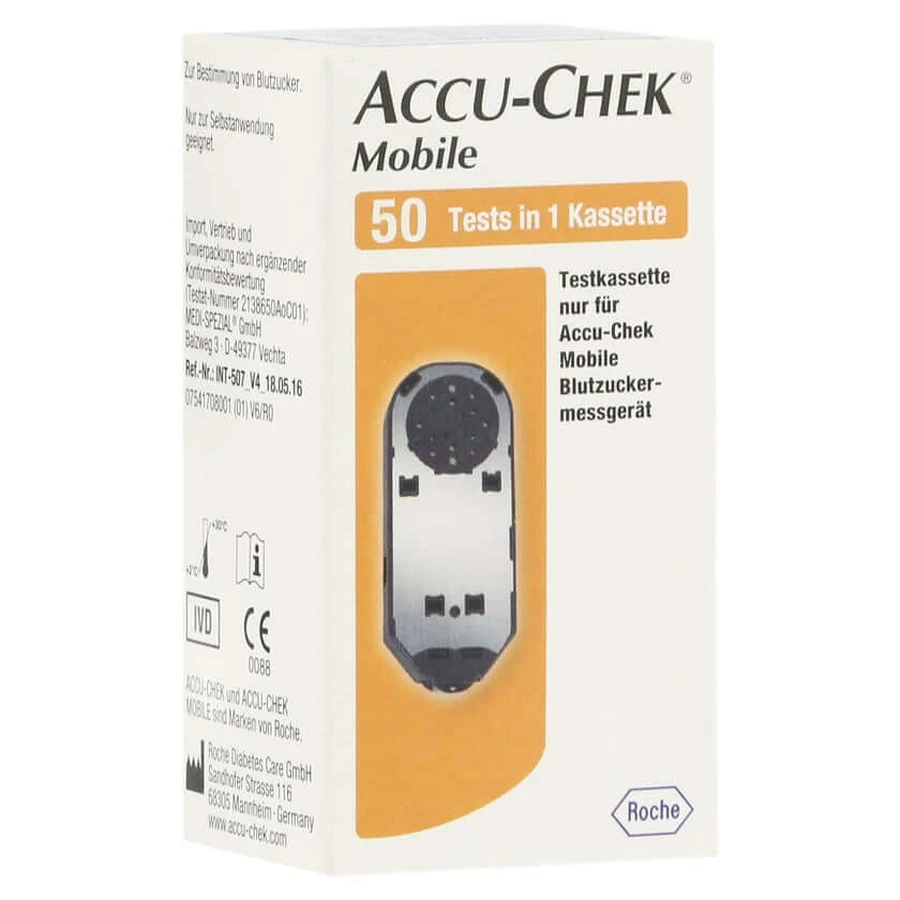 Accu-chek Mobilna kaseta testowa 50 szt.: ceny i cechy