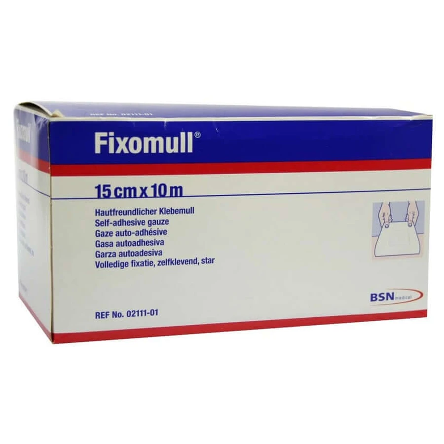 Fixomull hechtgaas 15 cmx10 m 1 st