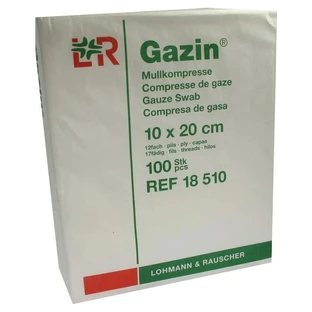Gazin gauze compresses 10x20 cm non-sterile 12x 100 pcs.