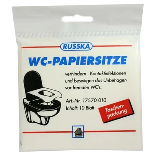 Sièges en papier hygiénique 10 pcs