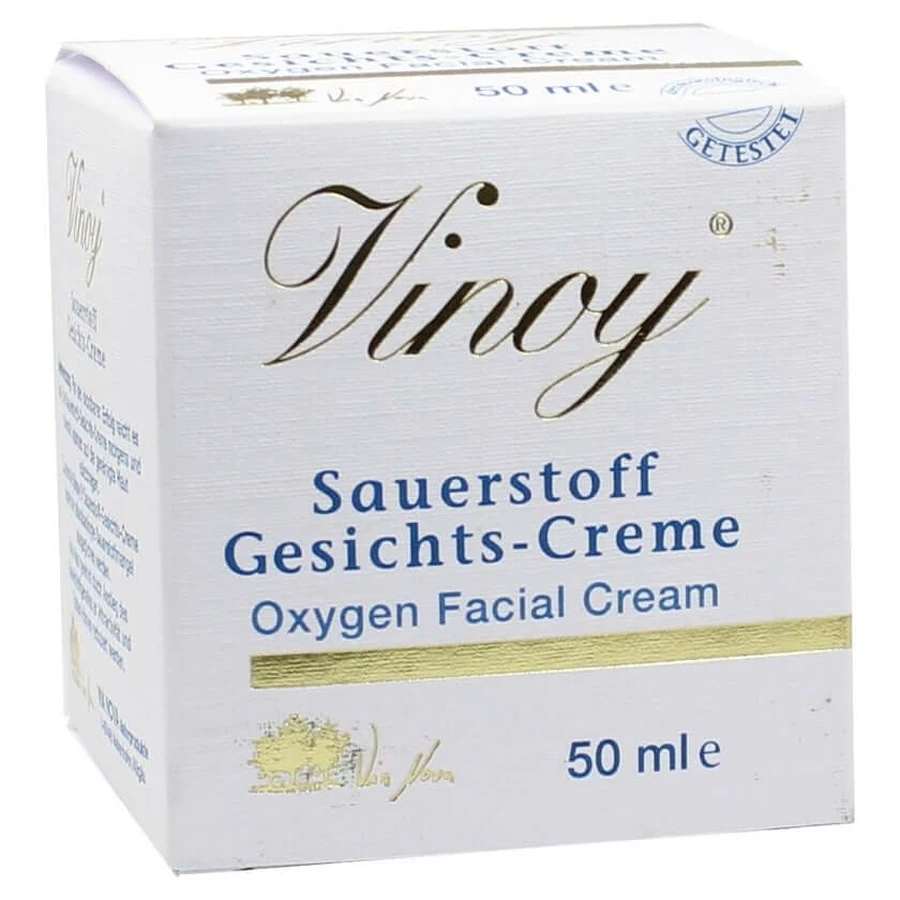 Tlenowy krem do twarzy Vinoy 50 ml: ceny i cechy