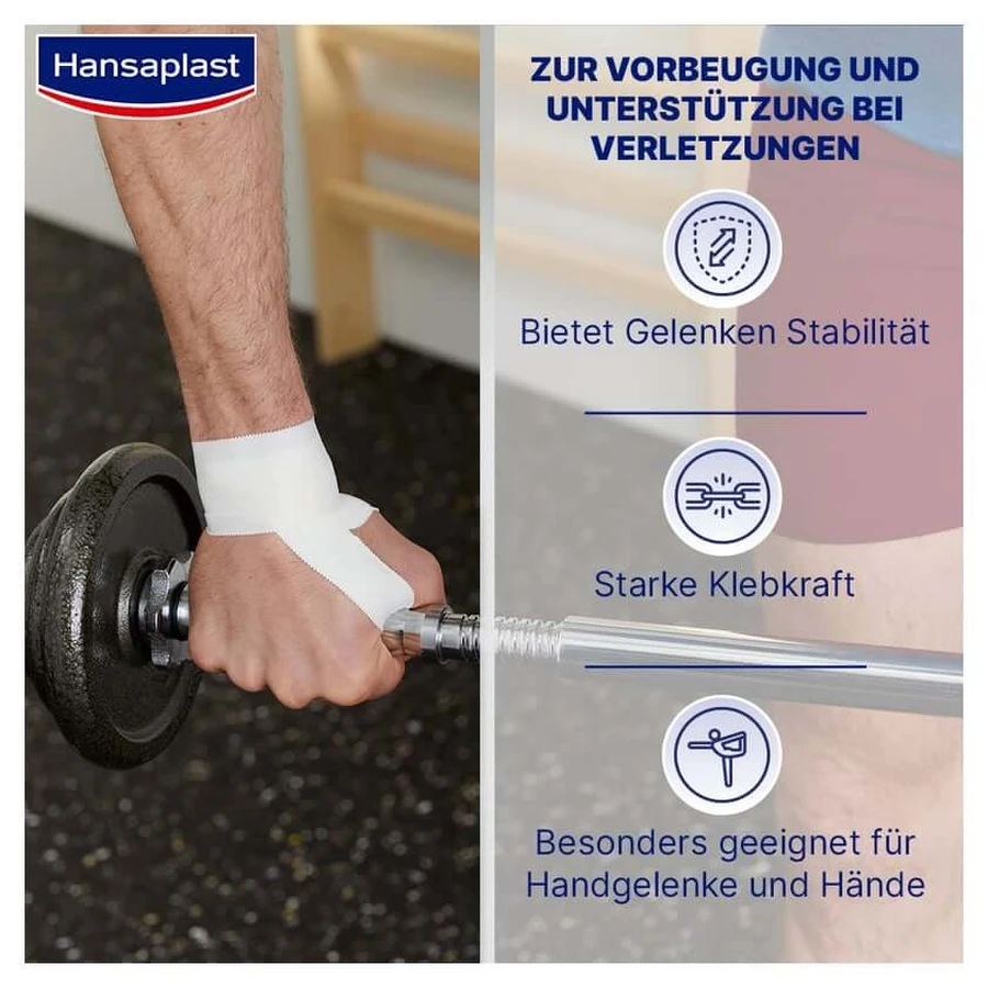 Hansaplast Robustes Sporttape 2,5 cmx10 1 St