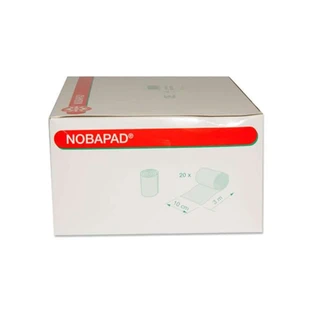 Noba Nobapad polsterverband van synthetisch absorberend katoen, 3 m x 10 cm, 20 rollen 20 st.