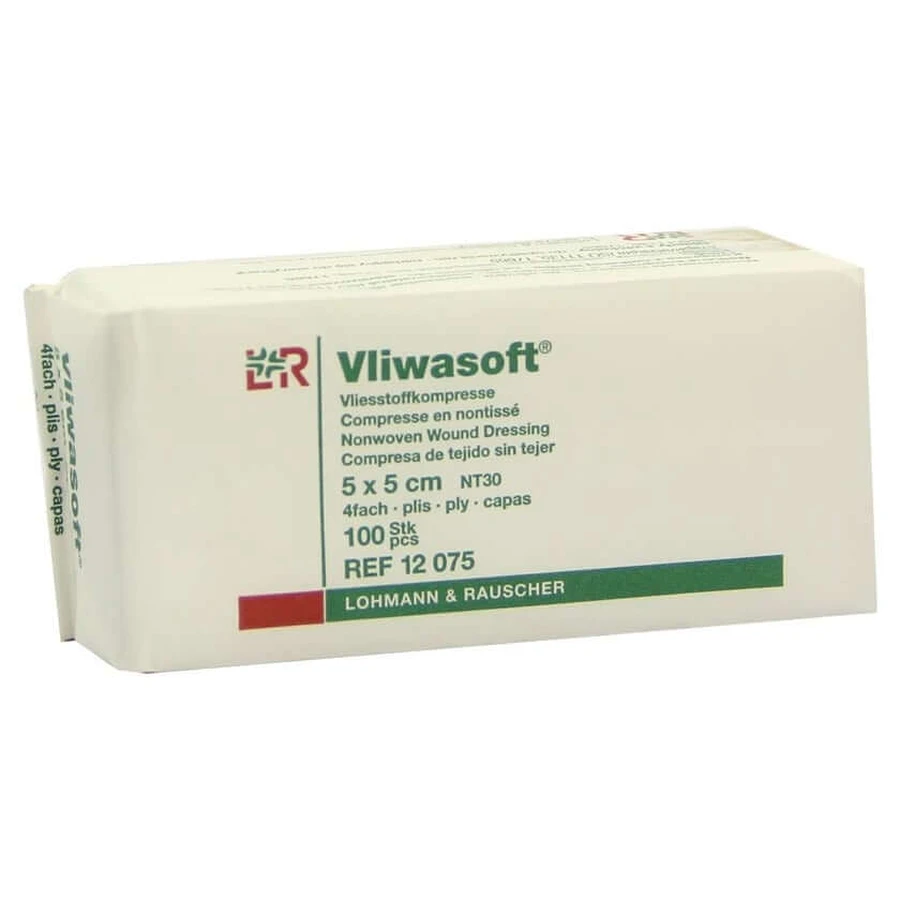 Vliwasoft compresas no tejidas no estériles 5x5 c 100 uds.