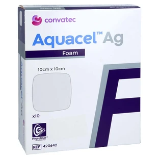 Aquacel Ag Foam non-adhesive 10x10 cm V 10 pcs