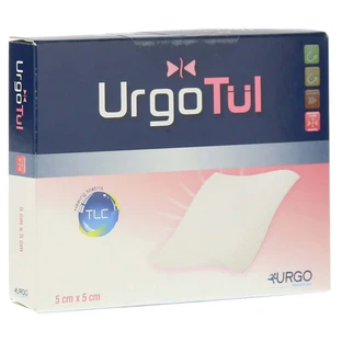 Urgotül 5x5 cm garza per ferite 10 pz.
