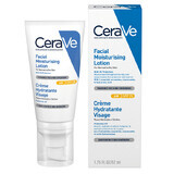 Crema hidratanta de fata cu SPF 25 pentru ten normal-uscat, 52 ml, CeraVe