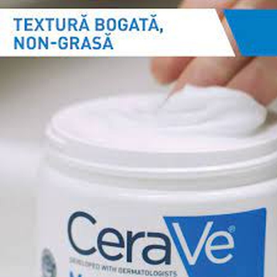 Crème hydratante pour le visage et le corps pour les peaux sèches et très sèches, 340 g, CeraVe