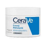 CeraVe Crema Idratante Viso e Corpo, Da secca a molto secca, 340 g