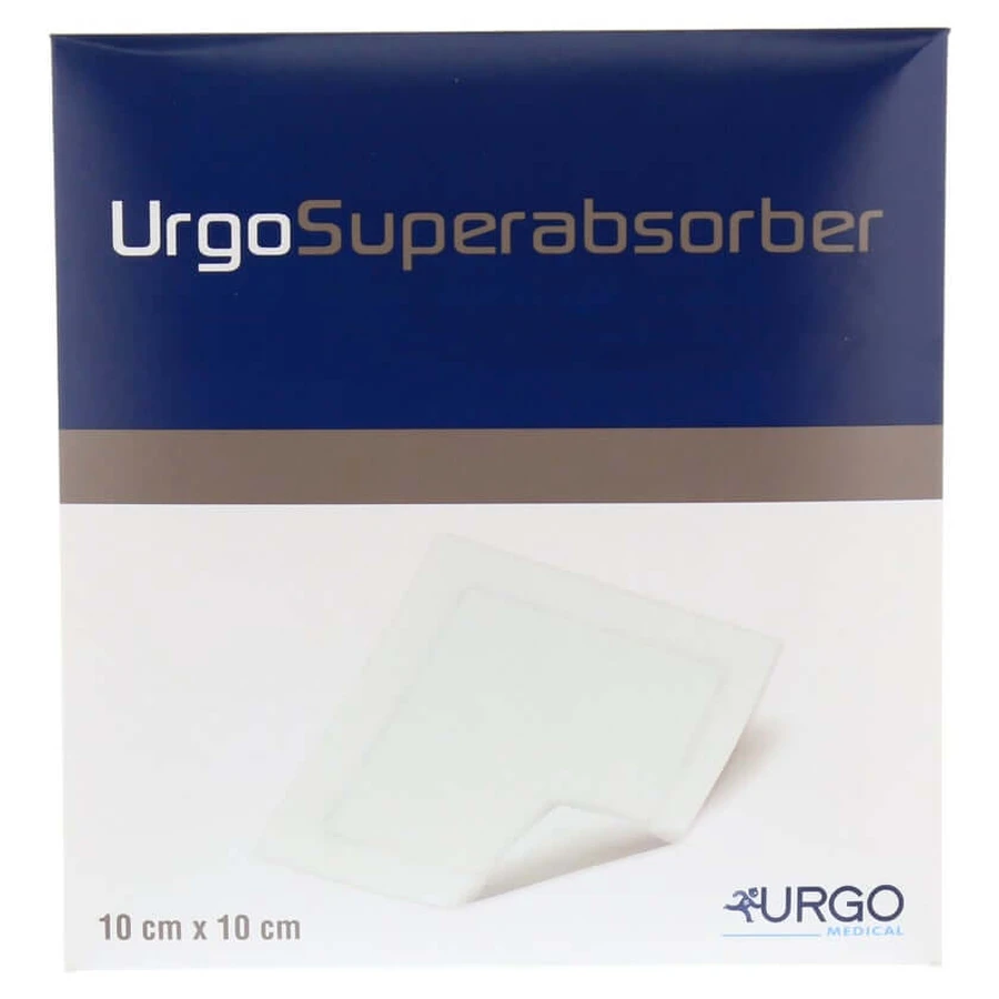 Urgosuperabsorber 10x10 cm bandage 10 pcs.