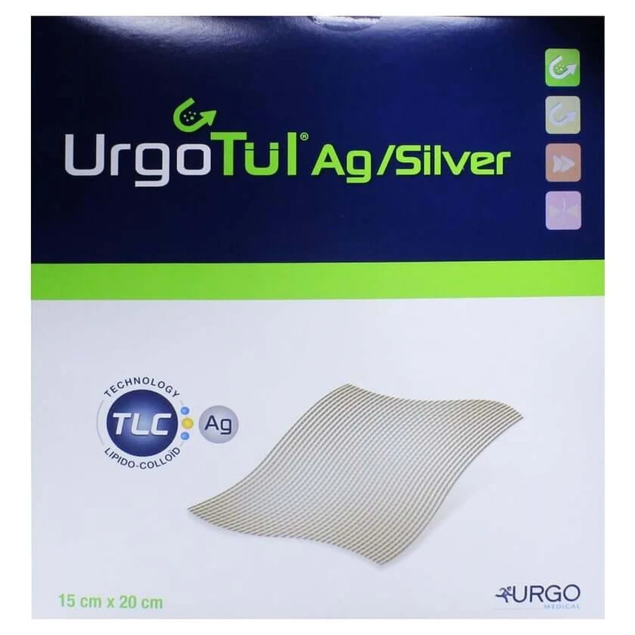 Urgotül Silver 15x20 cm Wundgaze 5 St