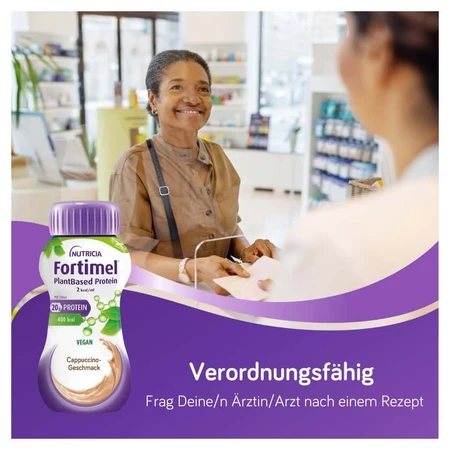 Fortimel Plantbased Protein 2 Kcal Cappuccino 4X200 ml