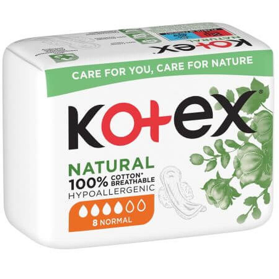 Serviettes hygiéniques Normal, 8 pièces, Kotex