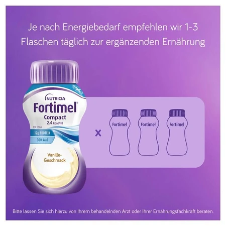 Fortimel Compact 2.4 vanillesmaak 8X4X125 ml