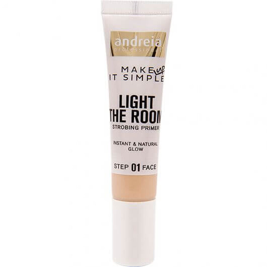 Base de maquillage Light The Room 02, 14 ml, Golden Galaxy, Andreia Makeup