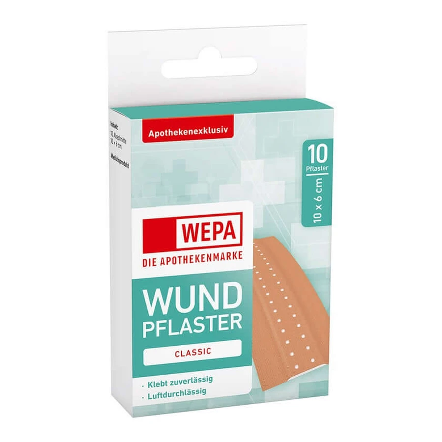 WEPA Plasturi pentru răni Classic 6 cm x 10 cm 1 buc