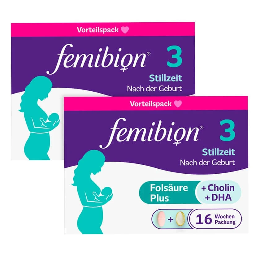 Dubbelverpakking Femibion 3 Lactatie
