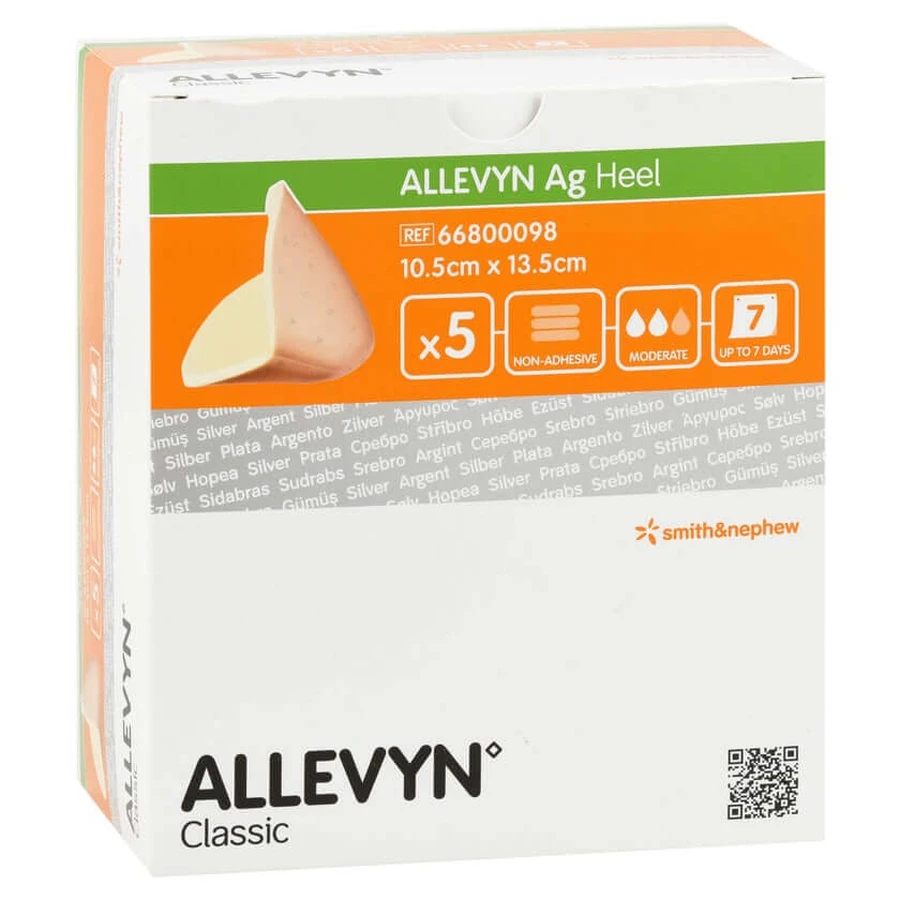 Allevyn Vendaje de espuma para talones 1 5 uds.