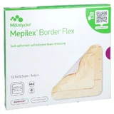 Mepilex Border Flex adhesive foam dressing 12.5 5 pcs.