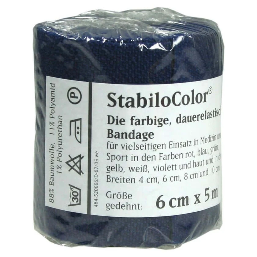 BORT Stabilocolor bandage 6 cm bleu 1 pc