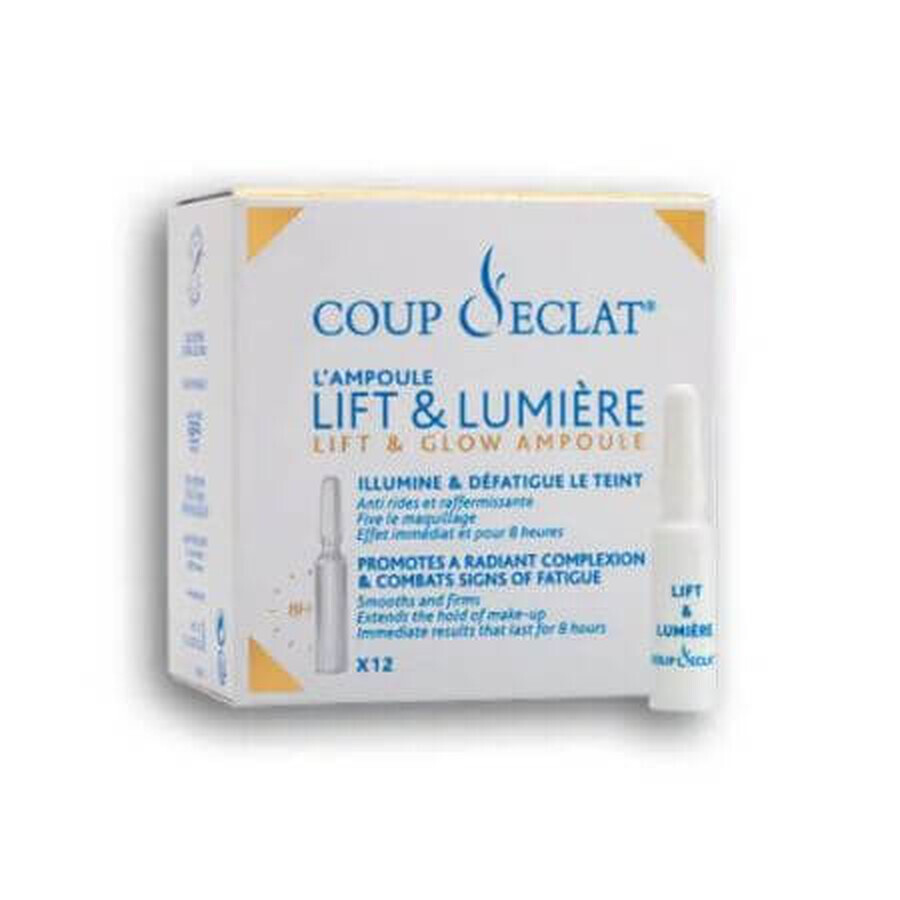 Coup D'eclat lift en verhelderende flacons, 12 stuks, Asepta