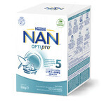 Formula di latte in polvere Nan 5 Optipro, +3 anni, 700 gr, Nestlé