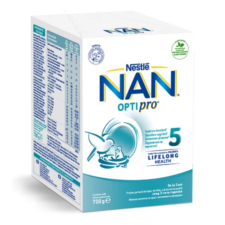 Nan 5 Optipro Milchpulver-Nahrung, 700 g, Nestle