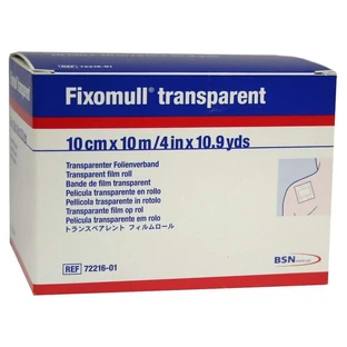 Fixomull transparant 10 cmx10 m 1 st