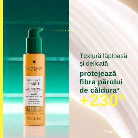 Leave-in vochtinbrengende crème voor droog haar Karite Hydra, 100 ml, Rene Furterer