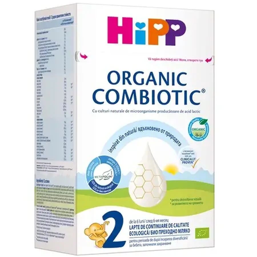opvolgmelkpoeder Bio Combiotic 2, +6 maanden, 800 gr, Hipp