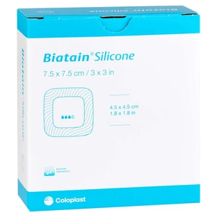 Biatain Silicone foam dressing 7.5x7.5 c 10 pcs.