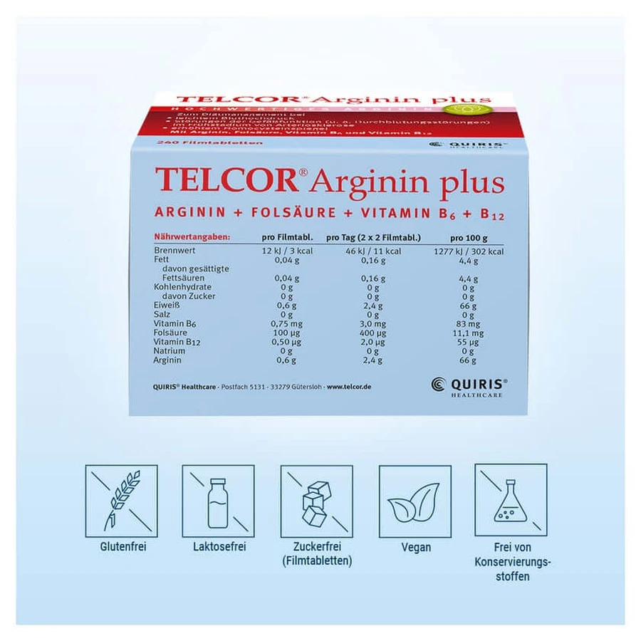 Telcor Arginine Plus 120 tabletten