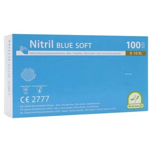 Wegwerphandschoenen van nitril, maat XL, blauw, 100 stuks