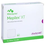 Apósito de espuma Mepilex XT de 5 x 5 cm, 5 unidades