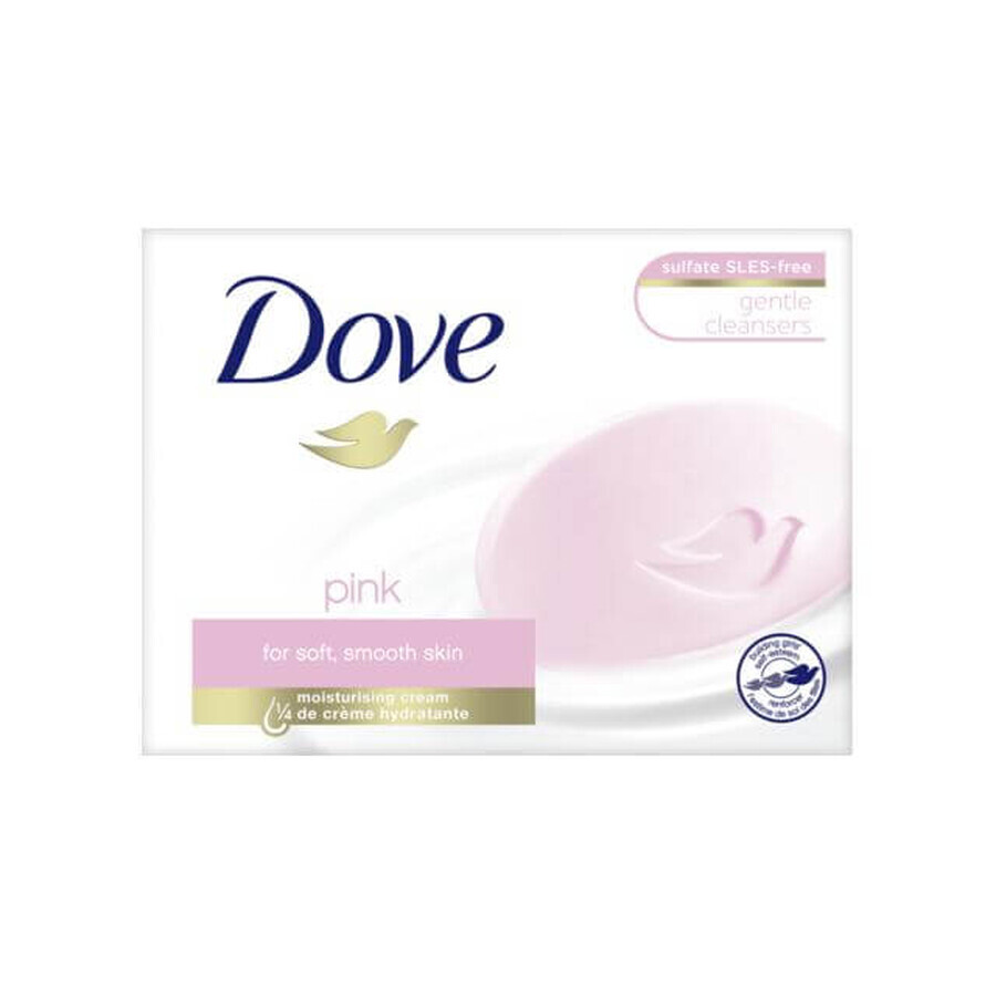 Jabón Crema Rosa, 90 g, Dove